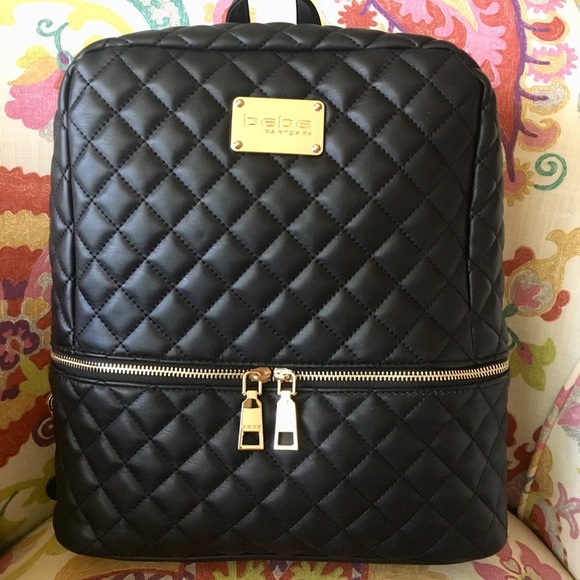 bebe Handbags - Bebe Danielle Backpack Black